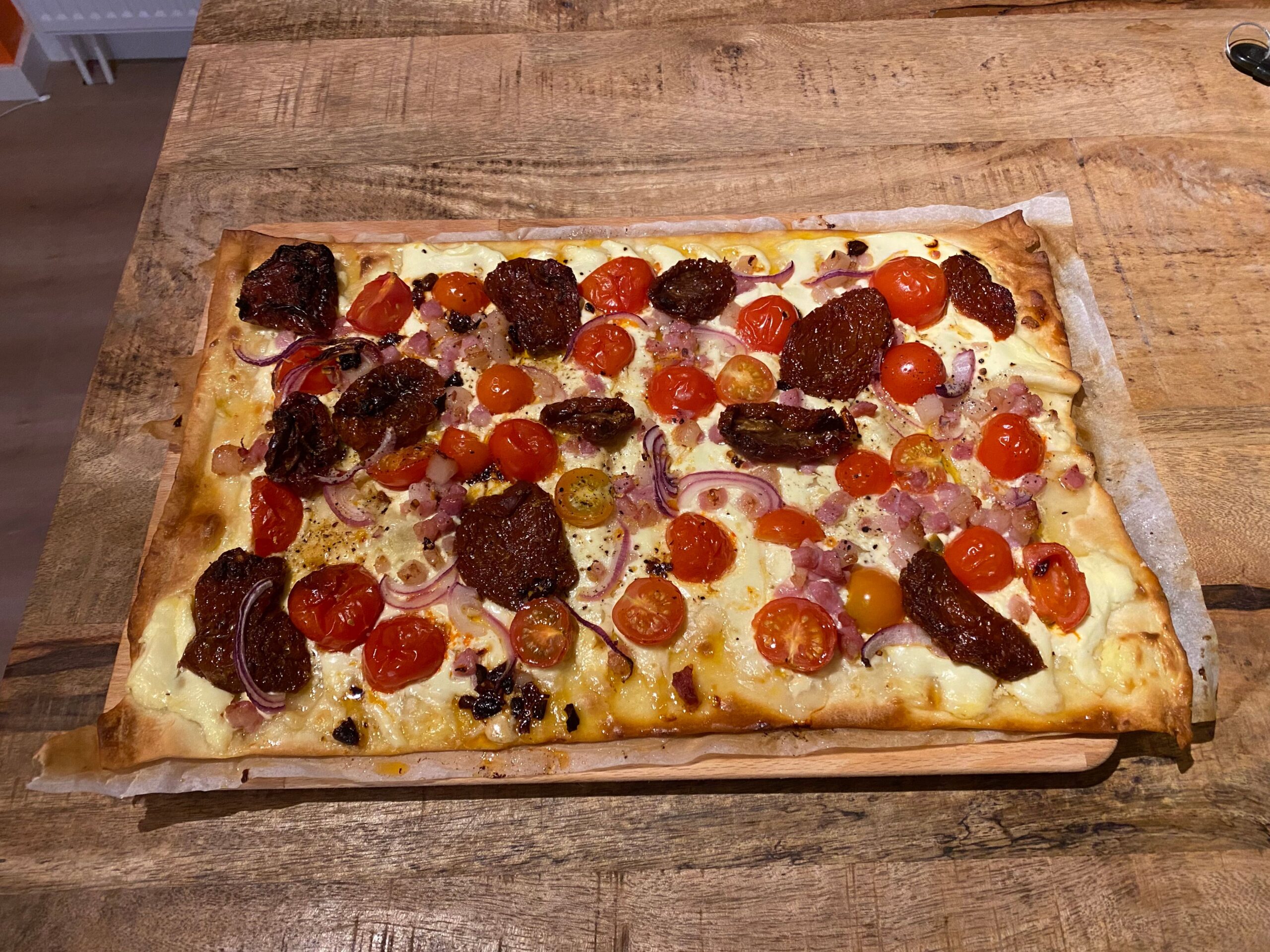 snelle flammkuchen recept