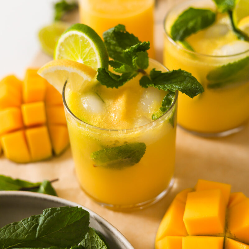 Fruitcocktail maken met mango