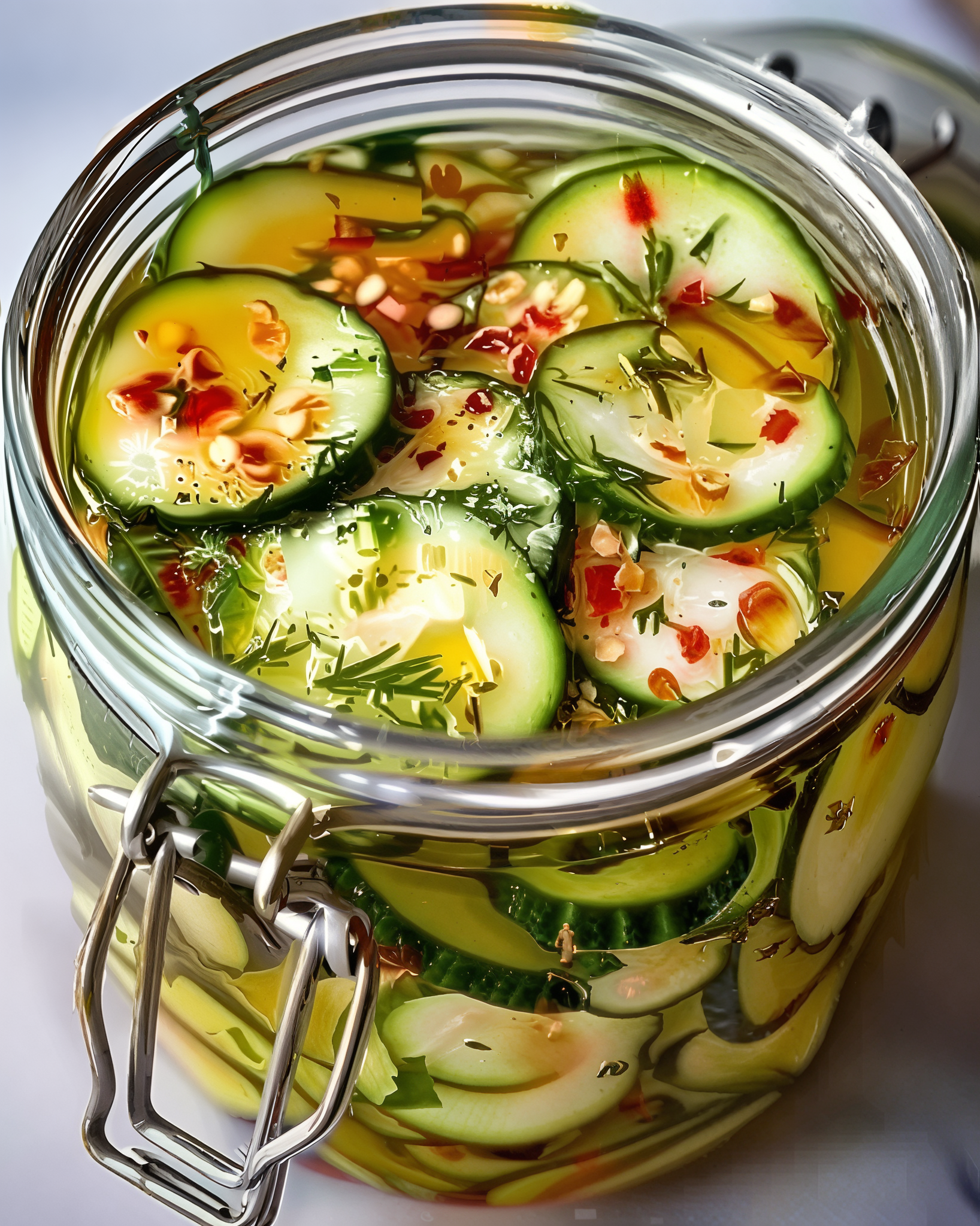 Maak zelf deze frisse zomerse gemarineerde courgette met olijfolie en verse munt klaar in slechts 15 minuten