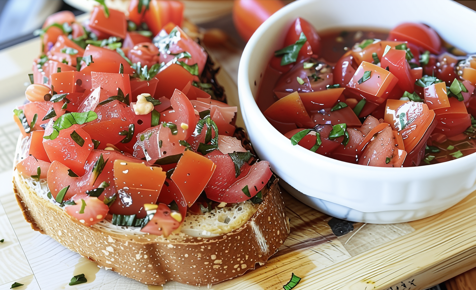 Fris krokant en vol smaak maak vandaag deze klassieke Italiaanse bruschetta je gasten gaan smullen
