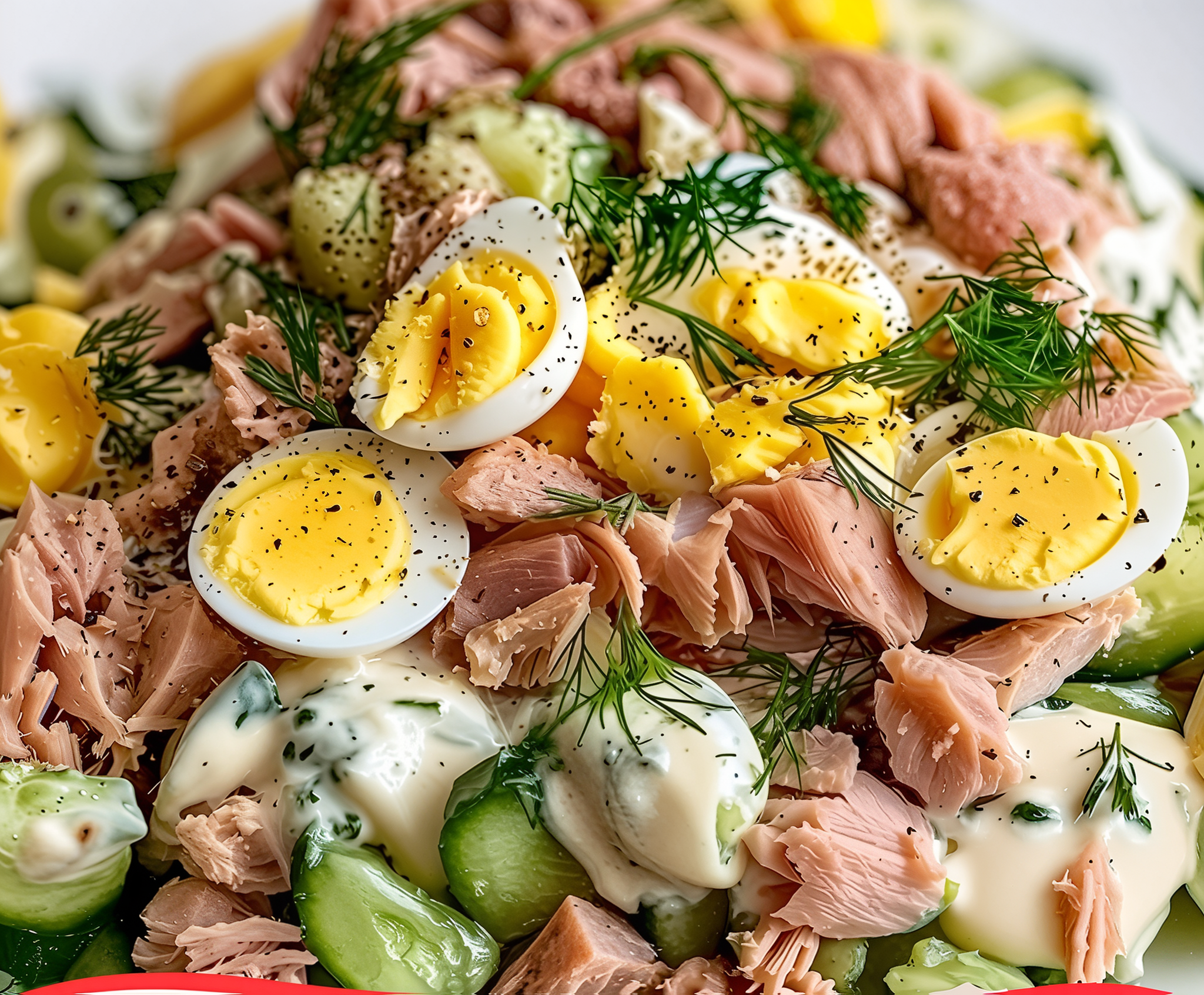 Snel gezond en vullend deze ei tonijnsalade is ideaal op drukke dagen