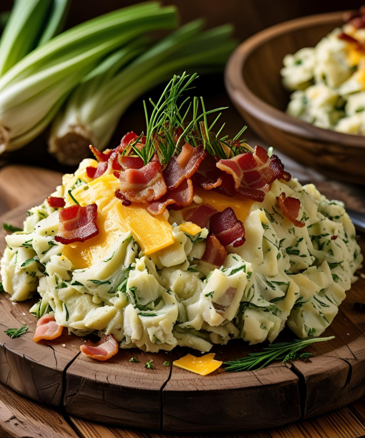 Romig hartig en toch fris witlofstamppot met spek en kaas in 25 minuten op tafel