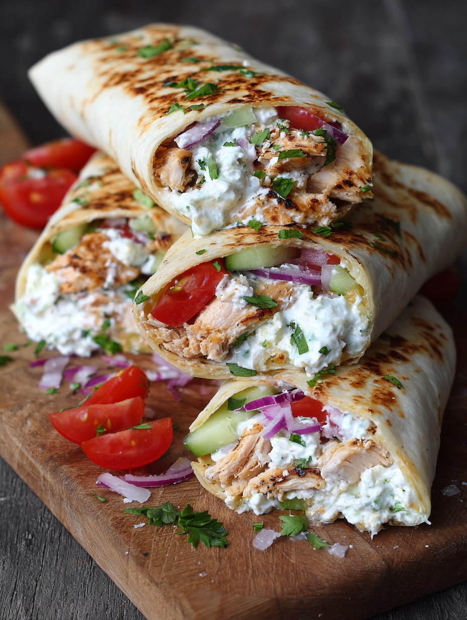 Snel, gezond én superlekker! Maak in 30 minuten deze frisse Griekse Kipwraps