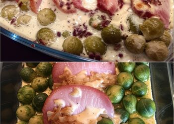 Dit is dé ultieme spruitjesschotel met varkenslapjes die je móét proberen