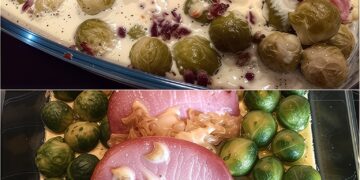 Dit is dé ultieme spruitjesschotel met varkenslapjes die je móét proberen