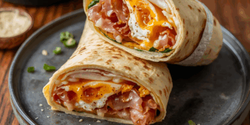 Deze wraps met ei en spek zijn hét perfecte ontbijt voor drukke ochtenden