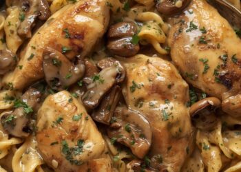 Romige kip marsala pasta voor twee, Italiaans comfortfood in 35 minuten