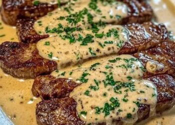 Maak de perfecte steak met romige Dijon-knoflooksaus in 30 minuten