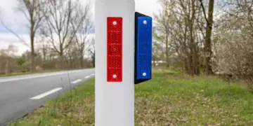 Blauwe paaltjes langs de weg: veel mensen weten niet wat ze betekenen