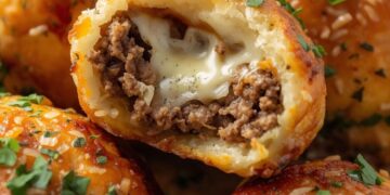 Deze knoflook-parmezaan cheeseburger bites staan binnen 30 minuten op tafel voor bij de borrel