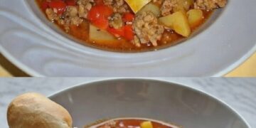 Boerenpan met paprika en gehakt schotel: simpel, kruidig en heerlijk vullend