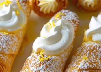 Zo maak je zelf romige Italiaanse cannoli’s met zachte crèmevulling