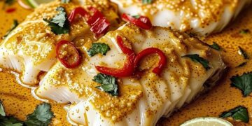 Romige kokos-curry kabeljauw uit de oven: snel, gezond en boordevol smaak