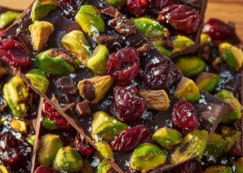 Binnen 35 minuten: heerlijke pistache-cranberry chocoladerepen maken