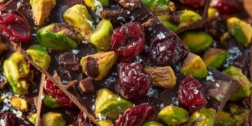 Binnen 35 minuten: heerlijke pistache-cranberry chocoladerepen maken