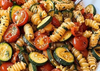 Pasta recept vol groenten