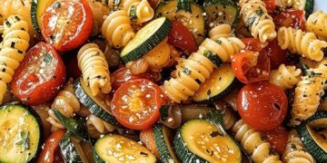 Pasta recept vol groenten