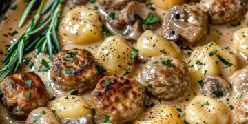 Eén pan, maximaal genieten: romige gnocchi met gehaktballetjes in maar 40 minuten!