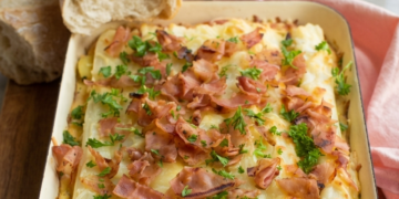 Romige aspergeschotel met ham en kaas: dé ultieme lenteschotel voor het hele gezin