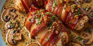 Deze kip is zó lekker: gevuld met kaas, omwikkeld met beefbacon en binnen 30 minuten klaar